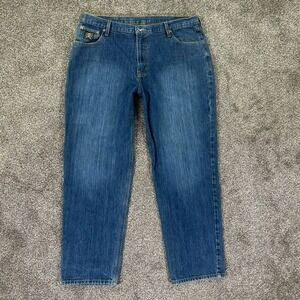 Cinch Black Label Relaxed Fit Tapered Leg Denim Jeans Mens 40x32 MB90633002